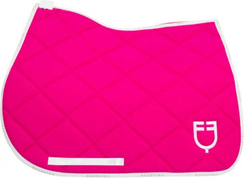 Produktbild von Equestro Sattelunterlage aus technischem Material in Rosa für Pferde