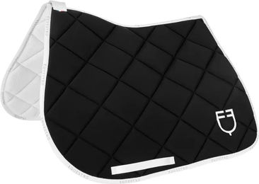 Produktbild von Equestro Sattelunterlage für Pferde aus technischem Material mit Logo