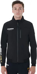 Produktbild von Equestro Scuderia Reitjacke für Herren wasserabweisend Schwarz Größe S