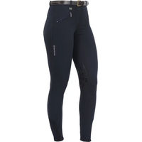 Produktbild von Equestro Selene Reithose Damen mit Mid Grip aus Baumwolle Blau Grösse 40 IT
