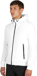Produktbild von Equestro Shiny Hoodie Sweatshirt für Herren aus Baumwolle Weiß Größe M
