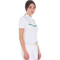 Produktbild von Equestro Slim Fit Turniershirt Damen kurzarm perforiert aus Polyamid