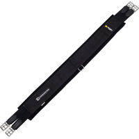 Produktbild von Equestro Soft Touch Springgurt für Pferde aus Neopren und Nylon Schwarz 125 cm
