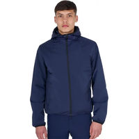 Produktbild von Equestro Softshell-Jacke für Herren mit Kapuze wasserdicht Blau Größe L
