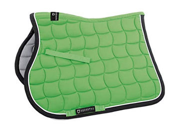 Produktbild von EQUESTRO Sottosel White Trim Collection Baumwolle für Warmblut in Lime/Nero
