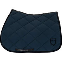 Produktbild von Equestro Spring-Sattelkissen mit gesticktem Logo Blau Größe M