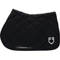 Produktbild von Equestro Spring-Sattelkissen mit gesticktem Logo in Schwarz