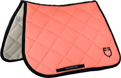 Produktbild von Equestro Springschabracke Black Line Edition für Vollblut in Schwarz und Rosa