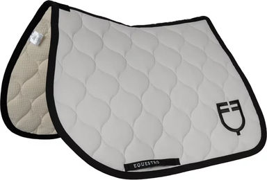 Produktbild von Equestro Springschabracke für Ponys in Grau und Weiß