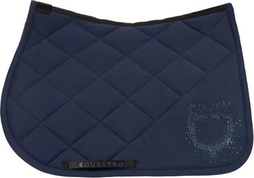 Produktbild von Equestro Springschabracke für Vollblut aus Baumwolle Blau