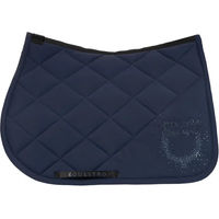 Produktbild von Equestro Springschabracke für Vollblut aus Baumwolle Blau