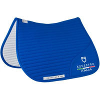 Produktbild von Equestro Springteppich mit Logo Full in Rot und Blau