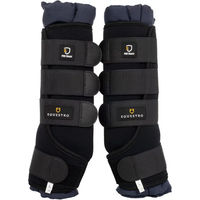 Produktbild von Equestro Stallgamaschen für Pferde aus atmungsaktivem Neopren Schwarz Größe S
