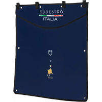 Produktbild von Equestro Stallzaun X Fise mit gesticktem Logo aus Polyester Blau 135x130 cm