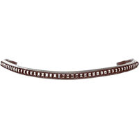 Produktbild von Equestro Stirnband Margot aus Leder für Vollblut in Braun