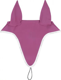 Produktbild von Equestro Stoffmütze für Pferde mit Halterung für Nasenriemen in Rosa
