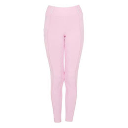 Equestro Strass Technical Junior Reithose für Kinder in Rosa Grösse 12 Jahre – Bild 1 von 8
