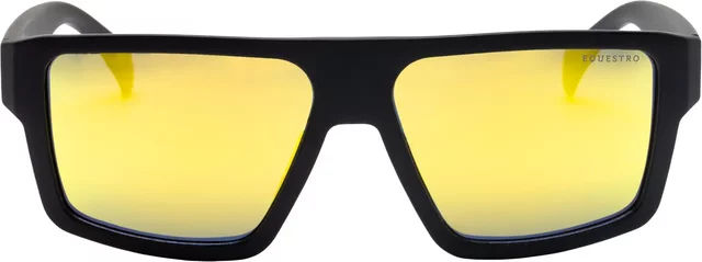 Equestro Sunniva Polarisierte Sonnenbrille Unisex Schwarz Gelb – Bild 1 von 1