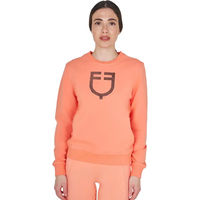 Produktbild von Equestro Sweatshirt Damen aus Baumwolle Rosa Orange XS