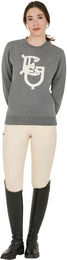 Produktbild von Equestro Sweatshirt Damen Grau aus Baumwolle Größe L
