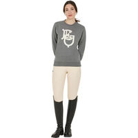 Produktbild von Equestro Sweatshirt Damen Grau aus Baumwolle Größe L