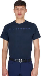 Produktbild von Equestro T-Shirt für Herren aus Baumwolle Blau Größe S