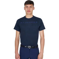 Produktbild von Equestro T-Shirt für Herren aus Baumwolle Blau Größe S