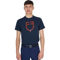Produktbild von Equestro T-Shirt für Herren aus Baumwolle Blau Größe S
