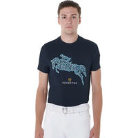Produktbild von Equestro T-Shirt für Herren aus Baumwolle Blau Größe S