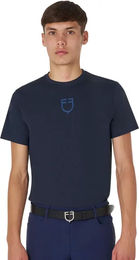 Produktbild von Equestro T-Shirt für Herren aus Baumwolle Blau XXL