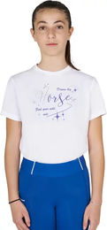 Equestro T-Shirt für Mädchen Dream Big aus Baumwolle Weiß 12 Jahre – Bild 1 von 1