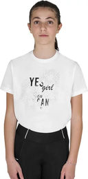 Equestro T-Shirt Yes Girl You Can für Kinder aus Baumwolle Weiß 12 Jahre – Bild 1 von 1