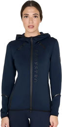 Produktbild von Equestro Technische Reitjacke für Damen wasserdicht Blau Größe L
