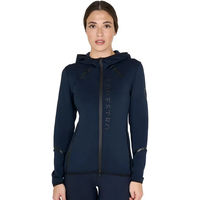 Produktbild von Equestro Technische Reitjacke für Damen wasserdicht Blau XS