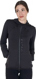 Produktbild von Equestro Technische Reitjacke für Damen wasserdicht Schwarz Größe S
