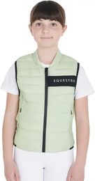 Produktbild von Equestro Technische Reitjacke für Mädchen in Grün ganzjährig nutzbar