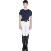 Produktbild von Equestro Technisches Reitshirt für Mädchen in Blau Größe 12 Jahre