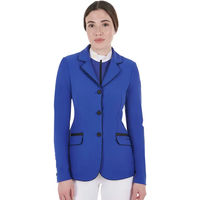 Produktbild von Equestro Tecno Stretch Wettkampfjacke Damen Blau Wasserabweisend Winter Größe M
