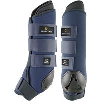 Produktbild von Equestro Transportgamaschen für Pferde mit Knöchelschutz aus Neopren Blau Größe L (2er Set)