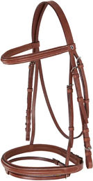 Produktbild von Equestro Trense aus Leder in Braun