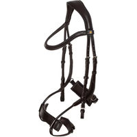 Produktbild von Equestro Trense Collegiate Comfitec mit Nasenriemen aus Leder in Braun für Vollblut