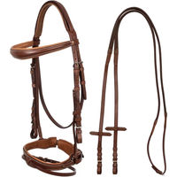 Produktbild von Equestro Trense Jubilé aus Leder für Vollblut Pferde in Braun