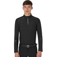 Produktbild von Equestro Turnier-Poloshirt für Herren Schwarz Winter Grösse M