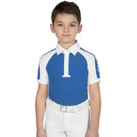 Produktbild von Equestro Turnier-Poloshirt für Kinder in Blau