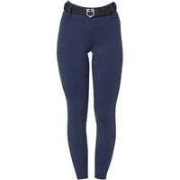 Produktbild von Equestro Turnierhose Damen Full Grip Winter Reithose mit Silikon Grip in Blau Größe S