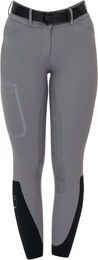 Produktbild von Equestro Turnierhose Full Grip Damen Reithose mit Silikon in Grau Größe 44