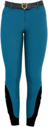 Produktbild von Equestro Turnierhose Full Grip Damen Slim Fit Blau Größe 44