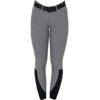 Produktbild von Equestro Turnierhose Full Grip Reithose Damen Grau Größe 42