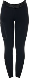 Produktbild von Equestro Turnierhose Mid Grip Reithose Damen Schwarz Größe 40