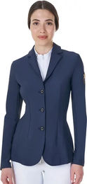 Produktbild von Equestro Turnierjacke Damen Blau Größe L